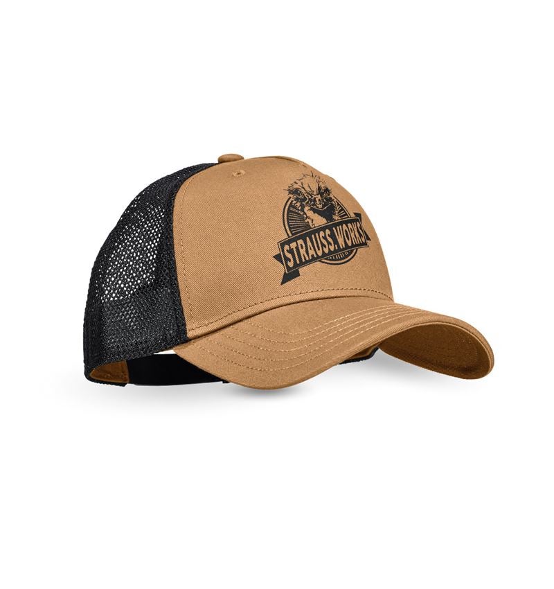 Accessories: Cap e.s.iconic works + almondbrown