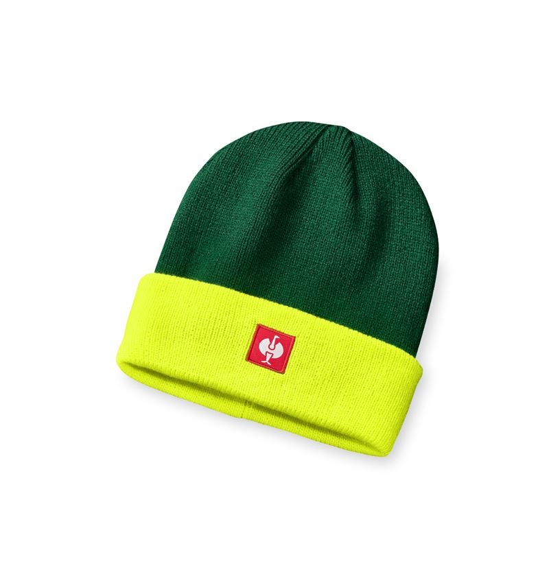 Accessories: Knitted hat e.s.motion 24/7 + green/high-vis yellow