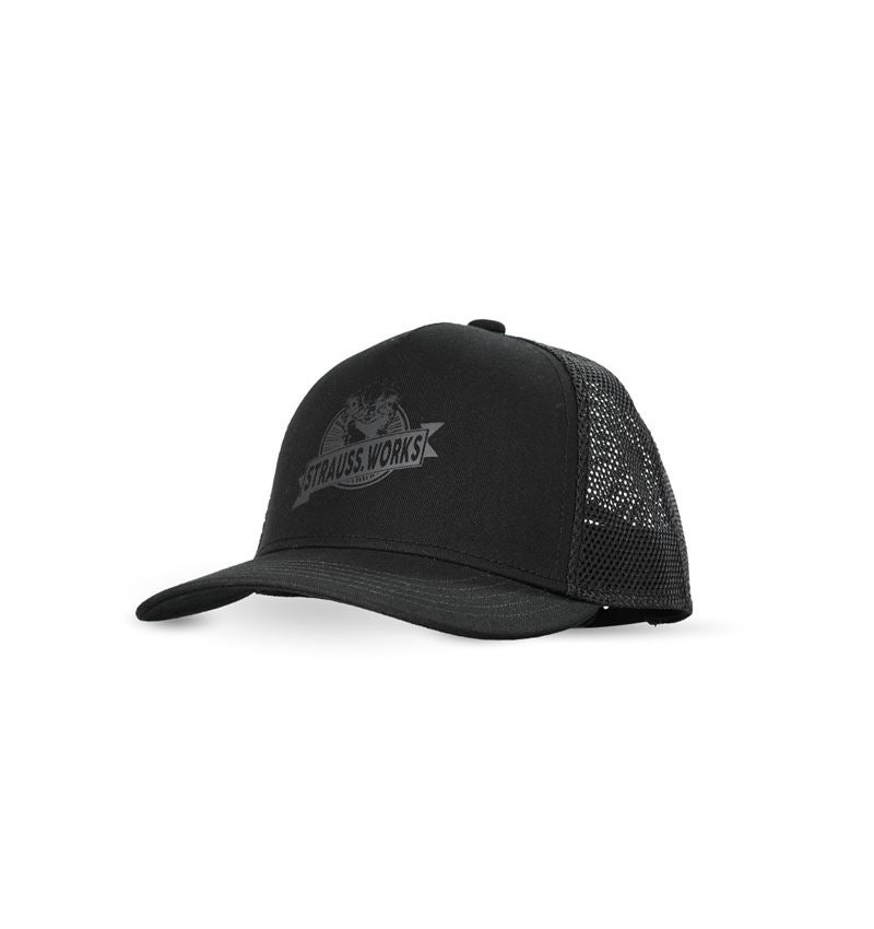 Accessories: Cap e.s.iconic works, children's + black