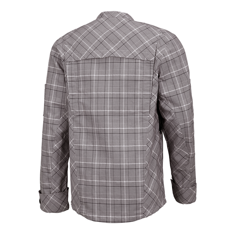 Shirts, Pullover & more: Work jacket long sleeved e.s.fusion, men's + chestnut/white 1