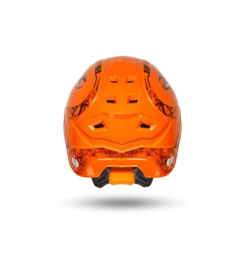 Hard Hats: e.s. Forestry helmet Protos® + high-vis orange woodprint 3