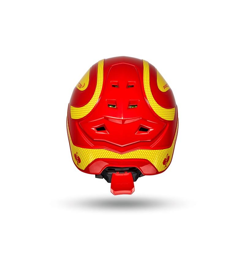 Hard Hats: e.s. Mountaineer and climbing helmet Protos® + fiery red/yellow 1