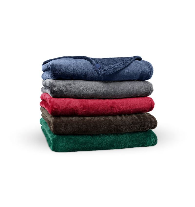 Accessories: e.s. Fleece blanket + navy