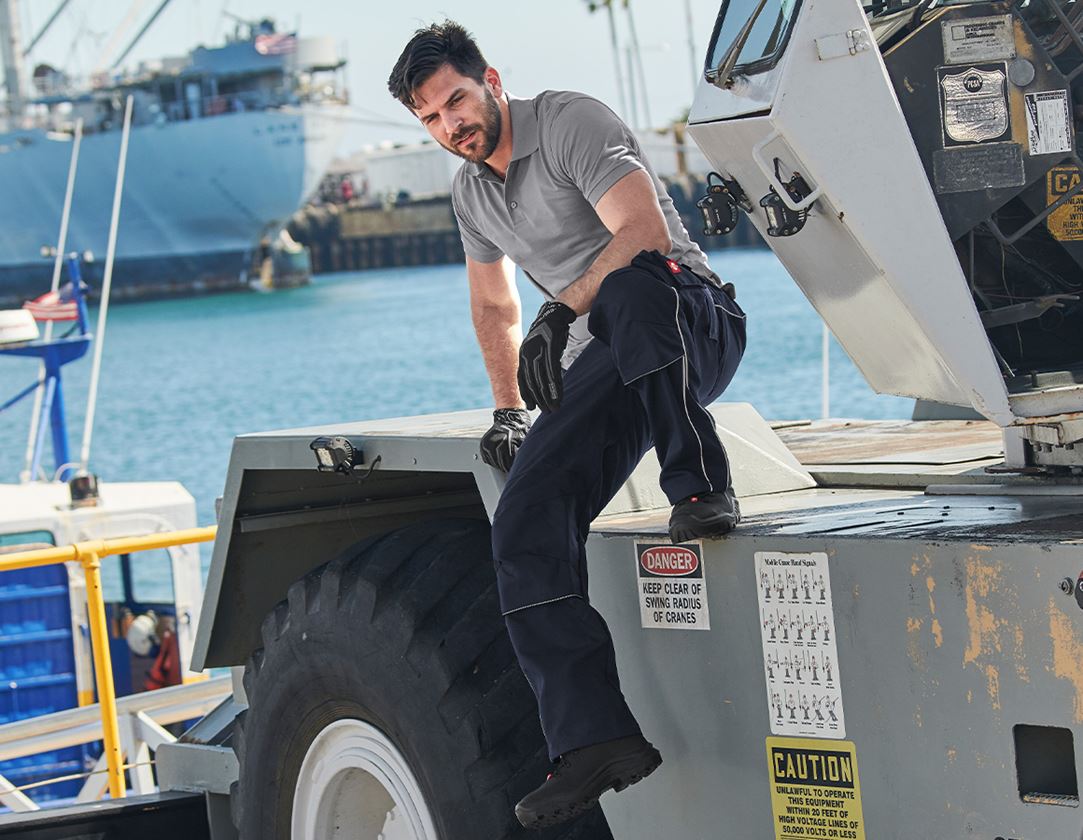 Shirts, Pullover & more: e.s. Polo shirt cotton + platinum 1