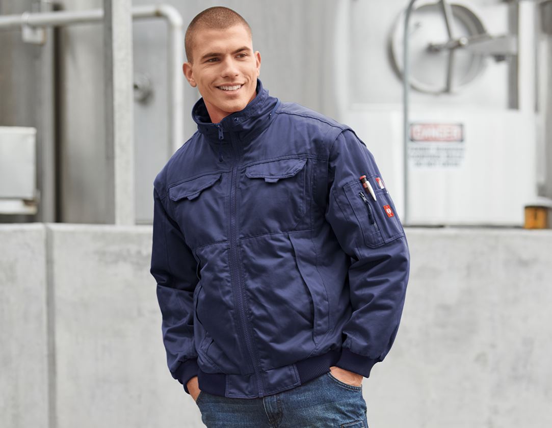Work Jackets: Pilot Jacket Atlanta II + blue