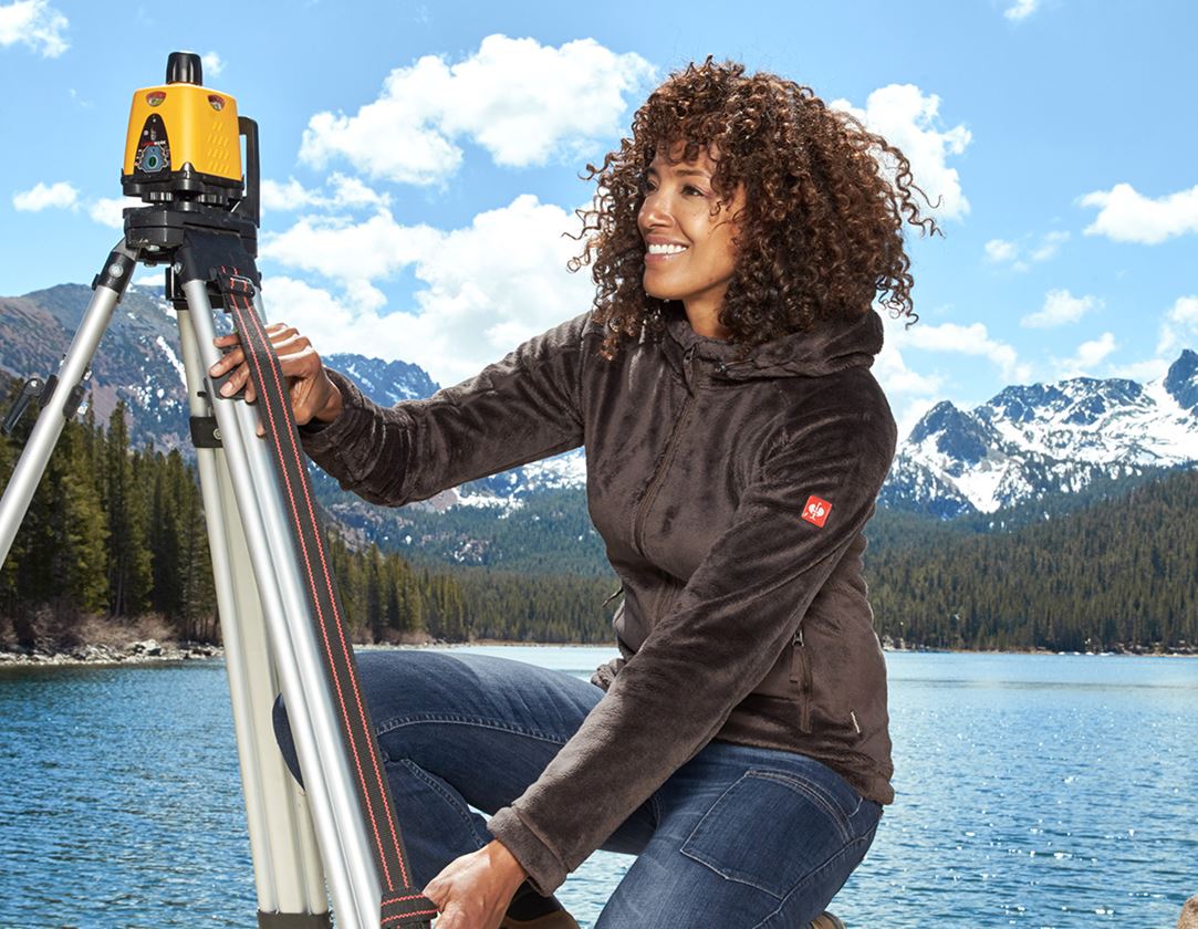 Work Jackets: e.s. Zip jacket Highloft, ladies' + chestnut 1