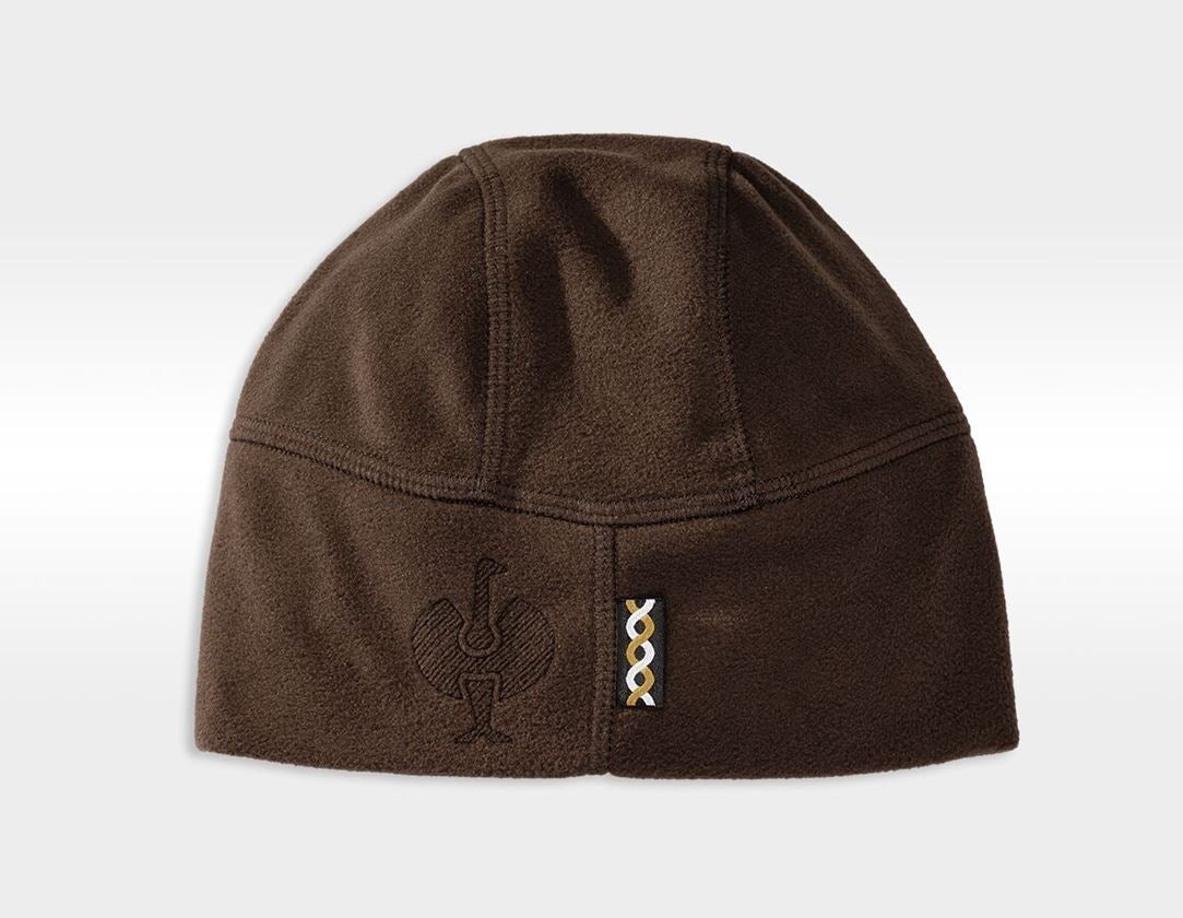 Accessories: e.s. FIBERTWIN® microfleece hat + chestnut