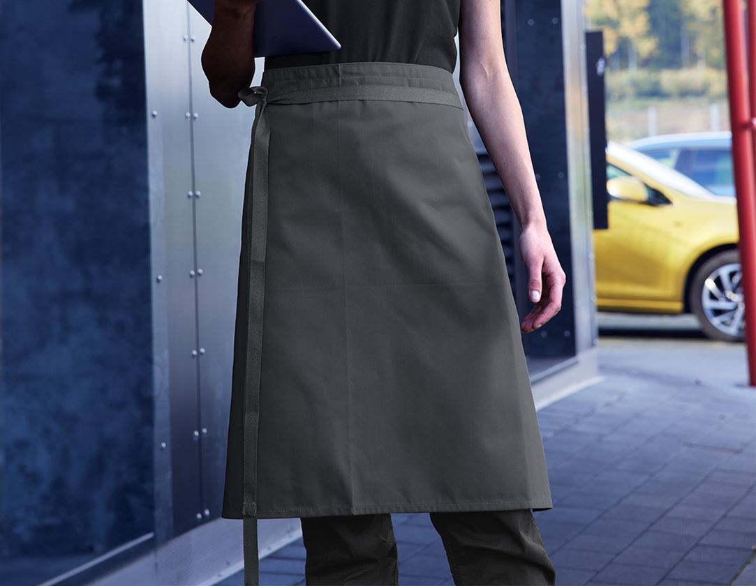 Aprons: Mid-Length Apron + grey 1