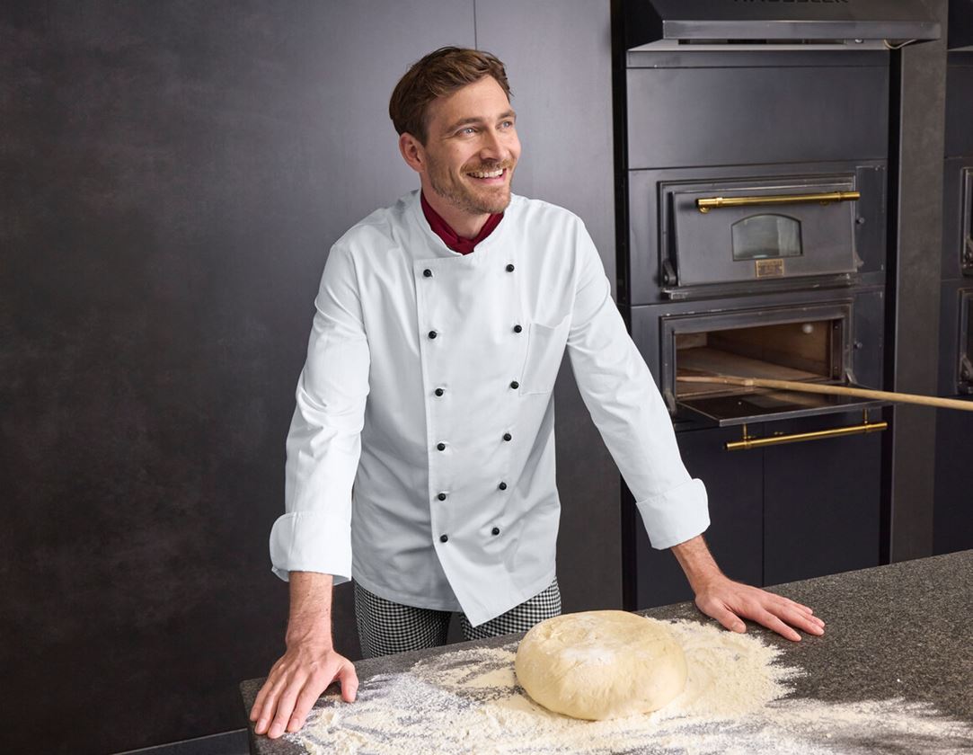 Topics: Unisex Chefs Jacket Warschau + white