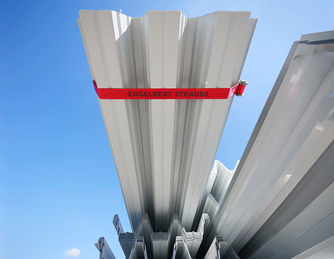 Tension straps: Single-Part Lashing Straps with Ratchet