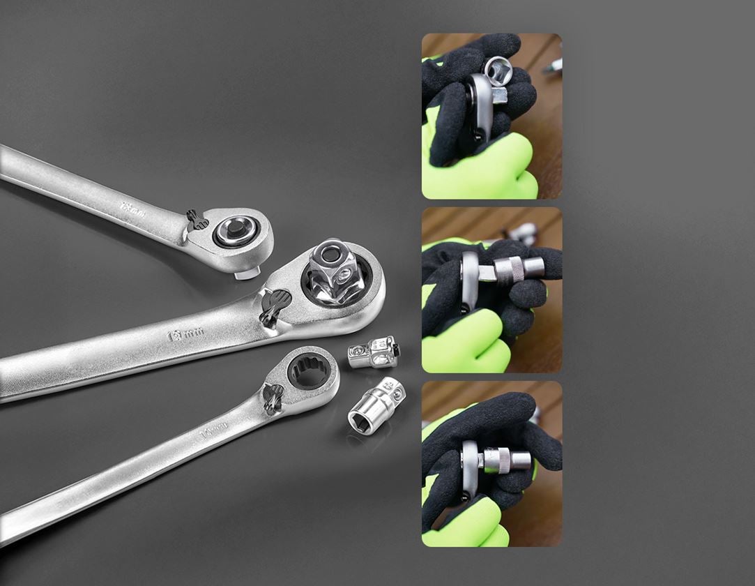Spanner: e.s. Ratch-Tech adapter set, 4-part