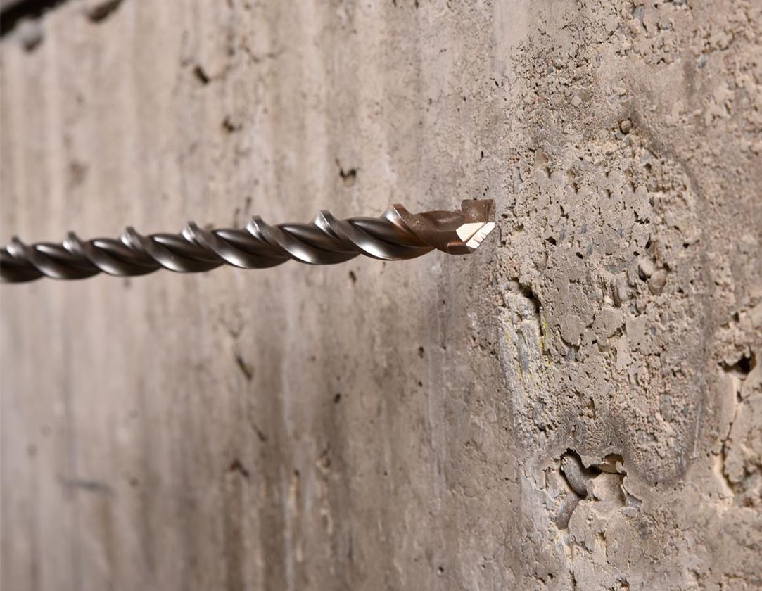 Drills: e.s. 2-blade stone drill set SDS-plus classic 5