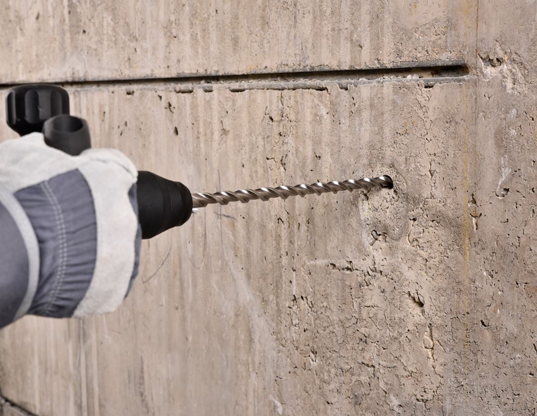 Drills: e.s. 2-blade stone drill SDS-plus classic 3