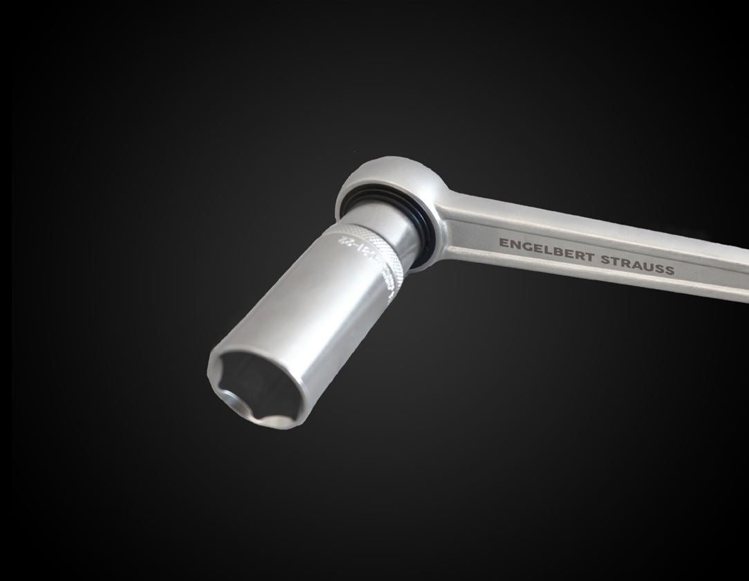 Socket wrench: e.s. Push through square 2