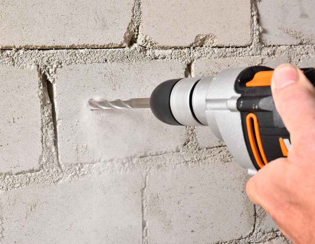 Drills: e.s. 2-blade stone drill set round shaft classic 5