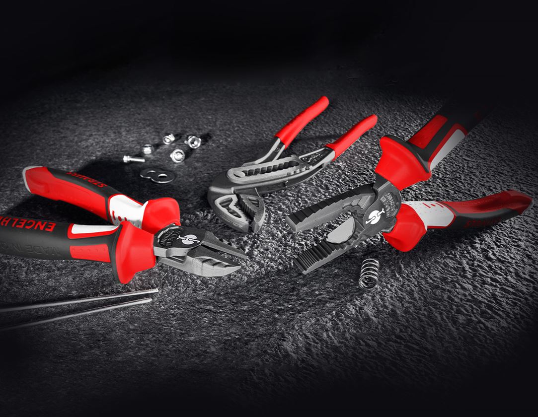 Tongs: e.s. force combination pliers set
