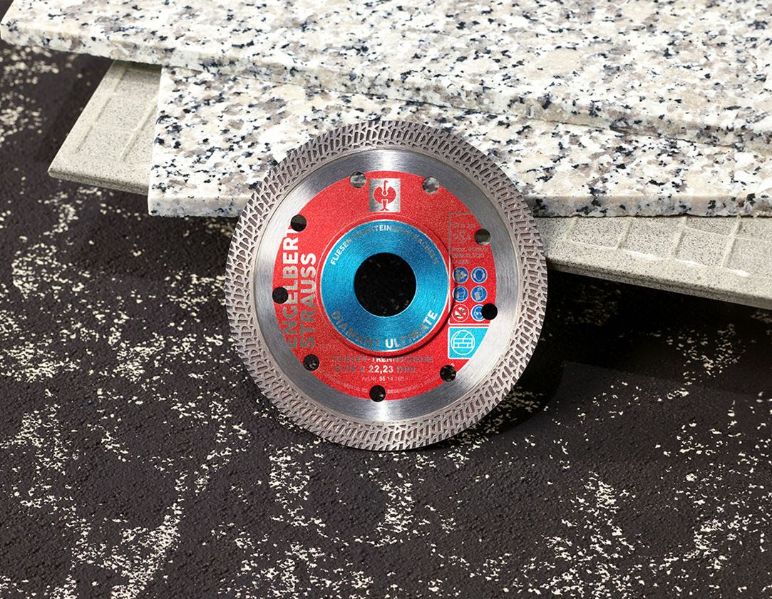 Cutting discs: e.s. Tile cutting disc diamond ultimate
