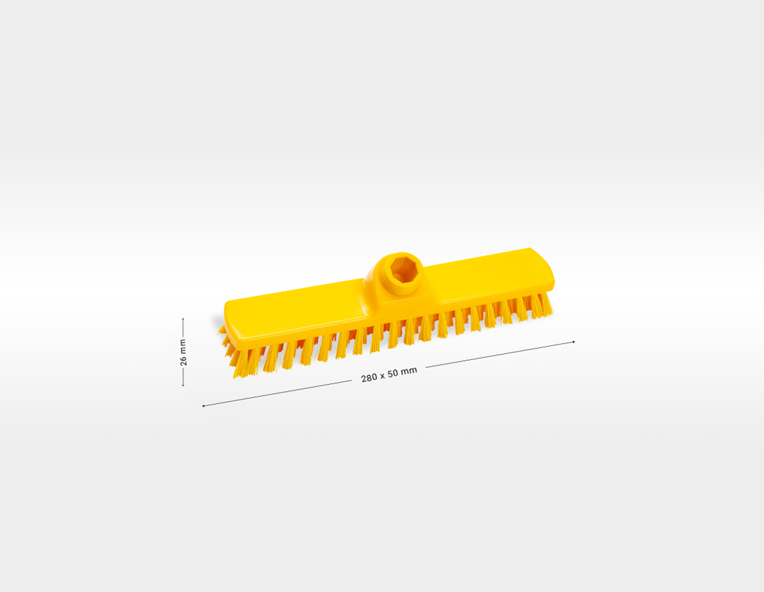 Brooms | Brushes | Scrubbers: Wiping Scrubber + yellow