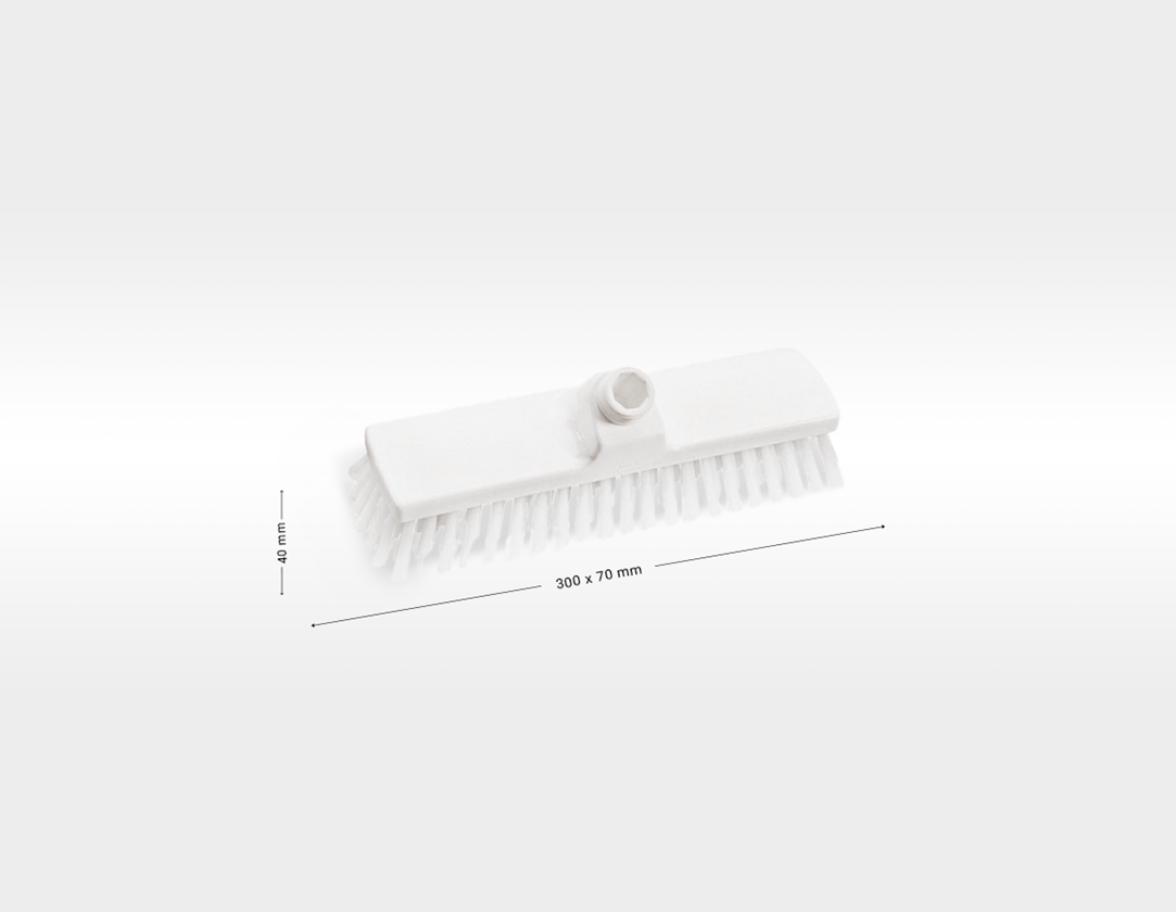 Brooms | Brushes | Scrubbers: Broad surface scrubber, High + transparent