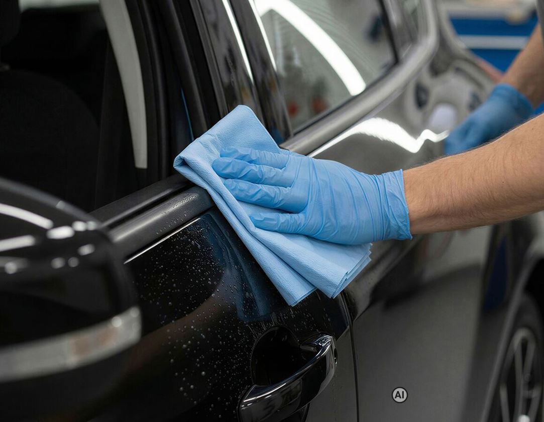 AI-generated / modified - Offers of the month: Microfibre cloths Professional, pack of 5 + blue 1