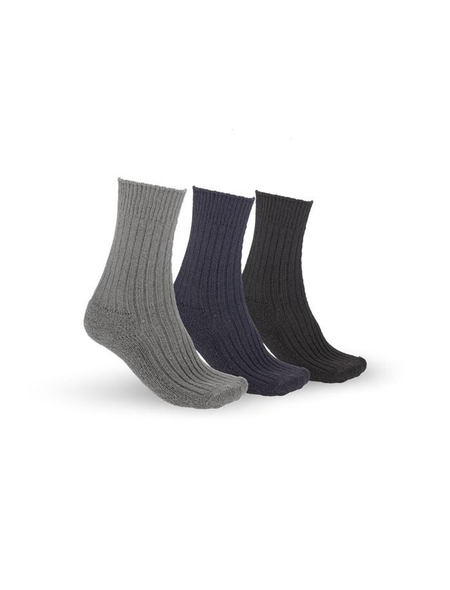 Socks: e.s. work socks Classic warm/high, pack of 3