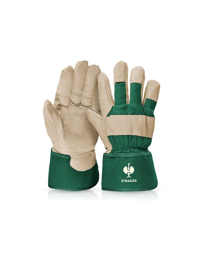 Leather: Full leather winter gloves Grönland