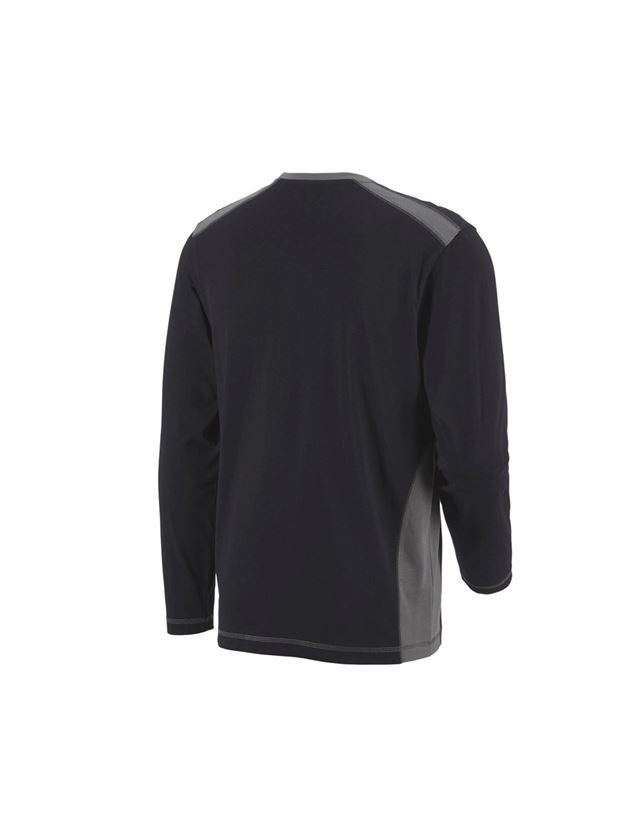Shirts, Pullover & more: Longsleeve cotton e.s.active + black/anthracite 3