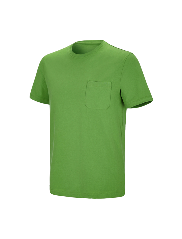 Shirts, Pullover & more: e.s. T-shirt cotton stretch Pocket + seagreen