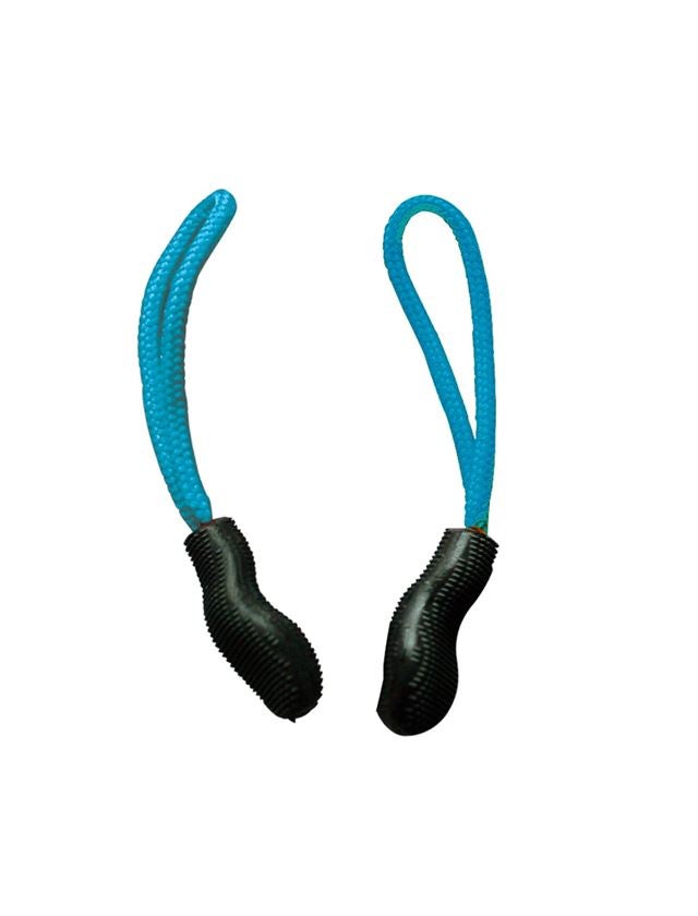 Accessories: Zip puller set + aqua