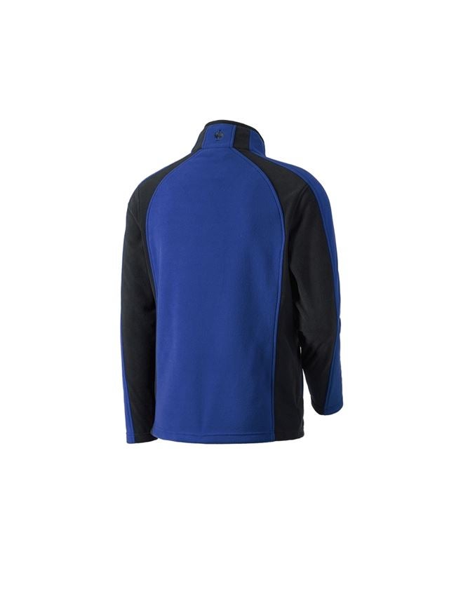 Work Jackets: Microfleece jacket dryplexx® micro + royal/black 1