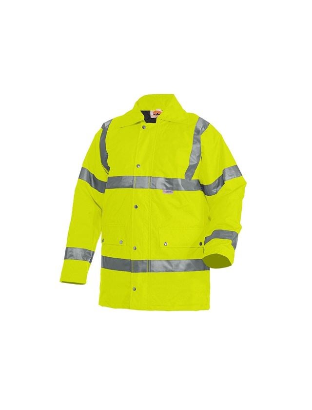 Topics: STONEKIT High-vis parka + high-vis yellow