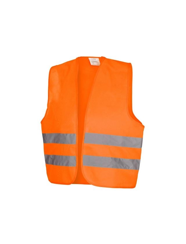 Work Body Warmer: STONEKIT High-Vis bodywarmer Basic + high-vis orange