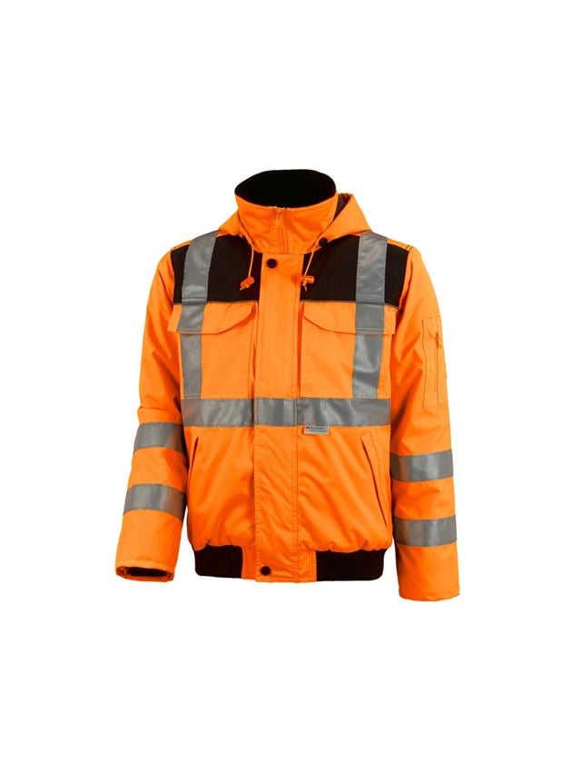Work Jackets: High-vis pilot jacket e.s.image + high-vis orange