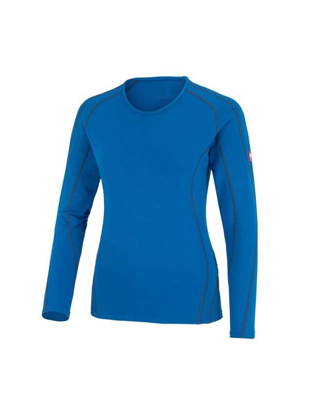 Thermal Underwear: e.s. func.-longsleeve clima-pro - warm, ladies' + gentianblue 3