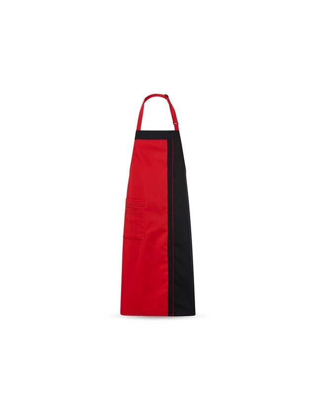 Aprons: Bib Apron Steyr + red/black