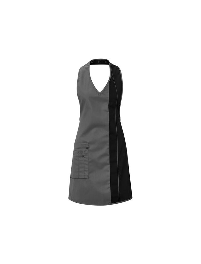 Aprons: Ladies' apron  Teresa + grey/black