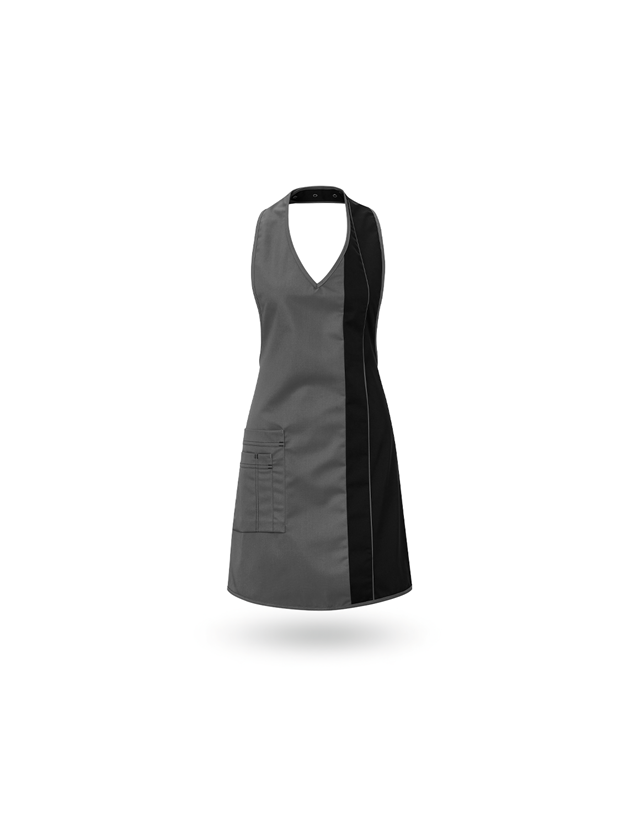 Aprons: Ladies' apron  Teresa + grey/black
