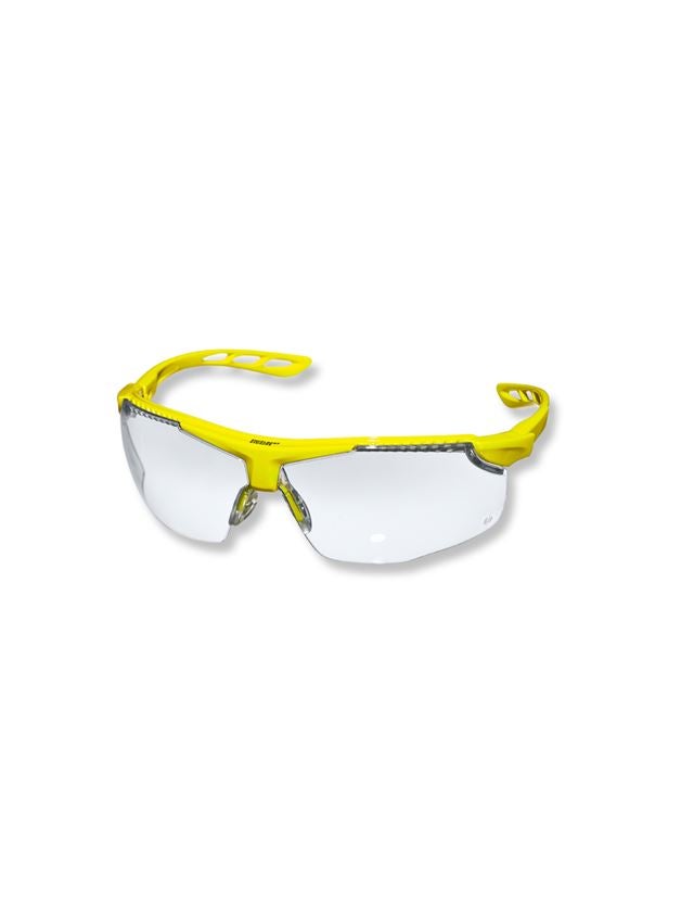 Safety Glasses: e.s. Safety glasses Loneos + high-vis yellow