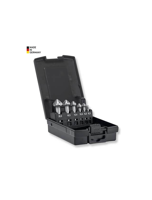 Drills: e.s. Counter sink set HSS classic