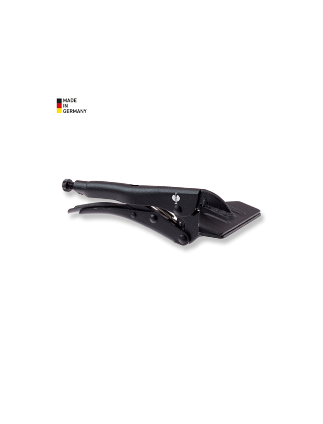 Tongs: e.s. Sheet metal gripping pliers