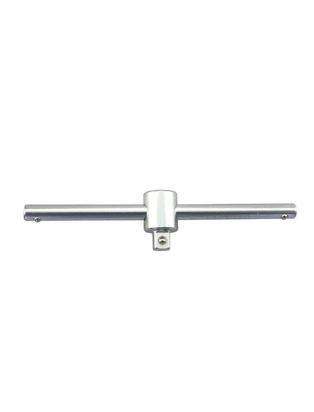 Socket wrench: e.s. Sliding handle 1/4