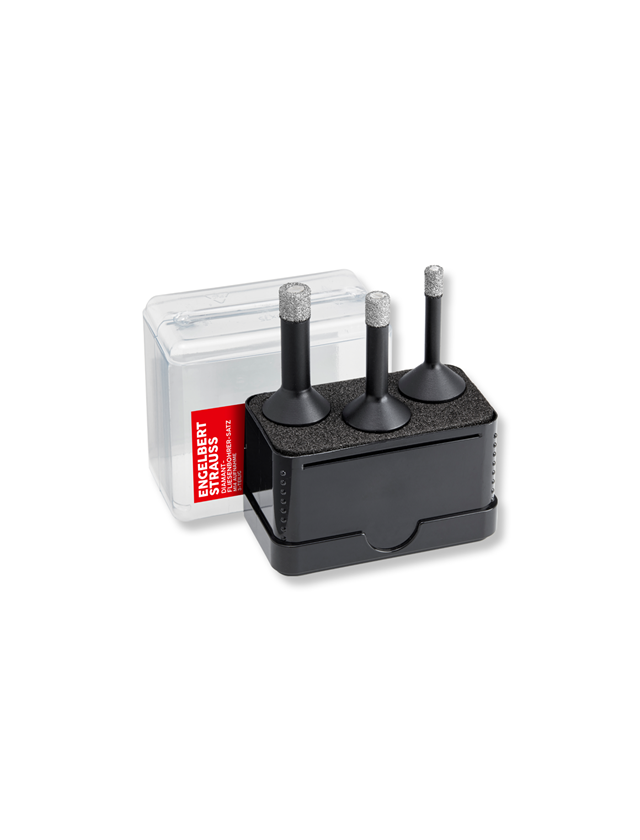 Drills: e.s. Diamond tile drill set, M14 socket