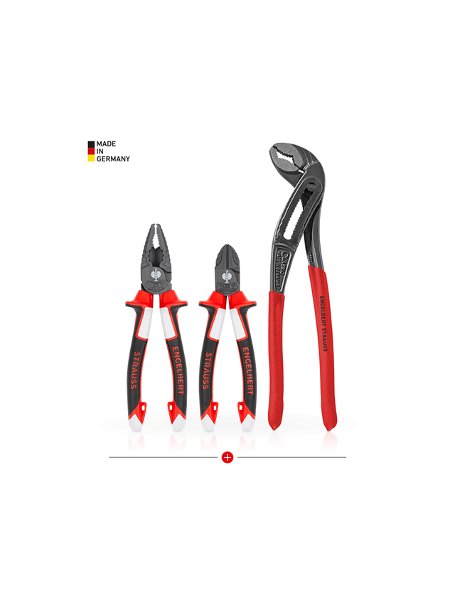 Tongs: e.s. force combination pliers set