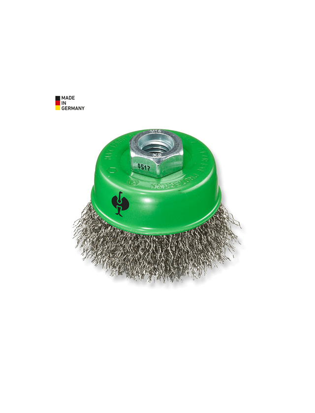 Sanding tools: Crimped Steel Wire Cup Brush