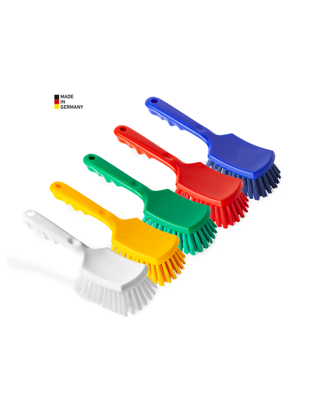 Brooms | Brushes | Scrubbers: Handled hand brush + yellow