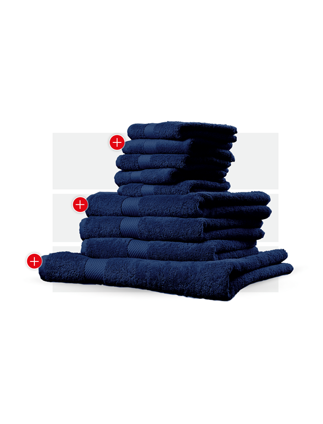Tools & Equipment: Towel premium gift set + navy