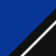 Colour icon, royal/black/white