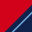 Colour icon, red/navy/cobalt