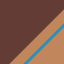 Colour icon, chestnut/hazelnut/dark petrol