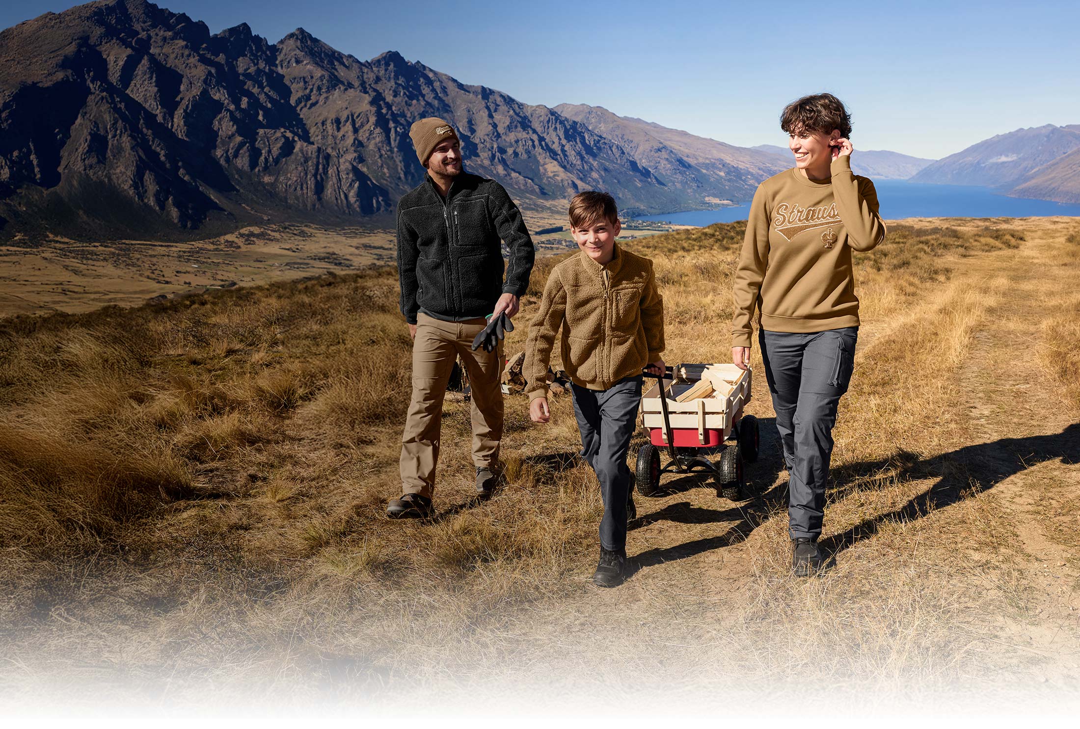 Ladies, men and boys in the new e:pic gear
